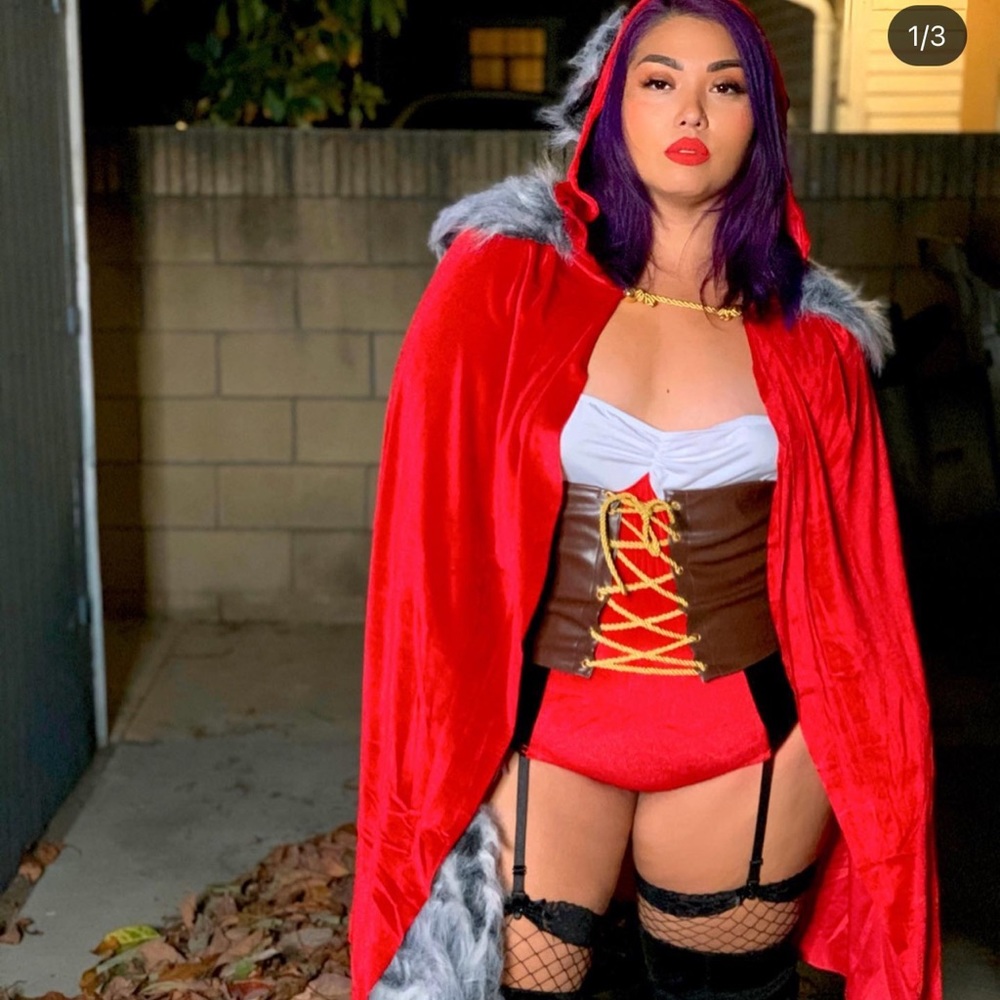 Red haute storybook costume